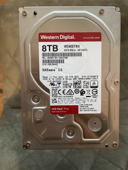 Western Digital 8TB, Internal, 3.5 inch (WD80EFBX) Hard Drive