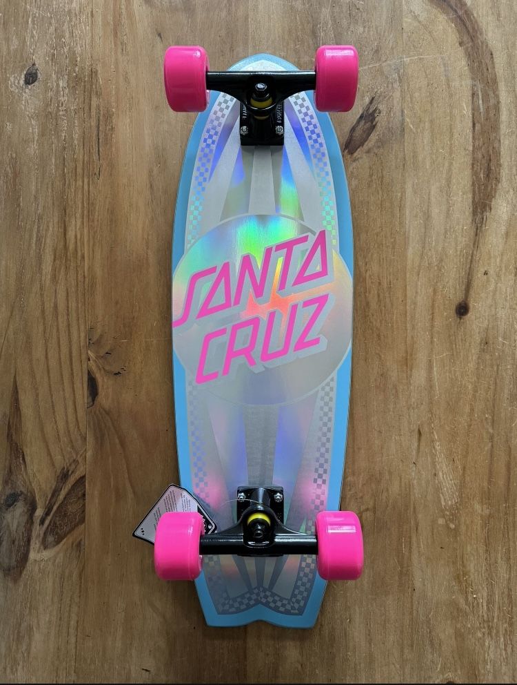 Retro Santa Cruz Shark Cruiser Skateboard