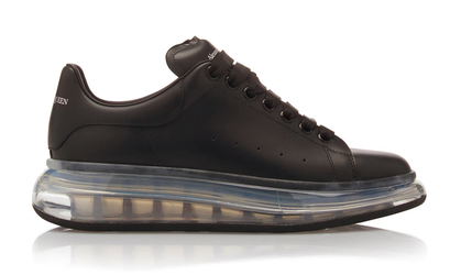 Alexander McQueen Drops Leather Low-Top Sneaker with Air Bubble Sole