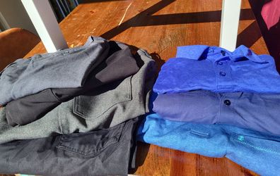Men's Pants Size 36x30 & Shirts Size L
$5 each