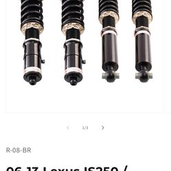 06-13 IS250/350 BC Racing Coilovers