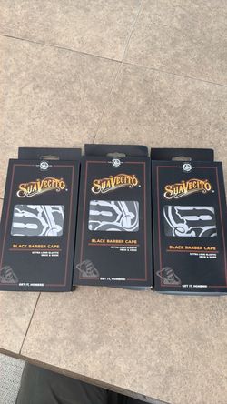 SUAVECITO Black Barber Cape