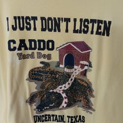Vintage 90s Alligator Yard Dog Texas Tshirt 