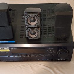 Onkyo Amp With Bose Speakers