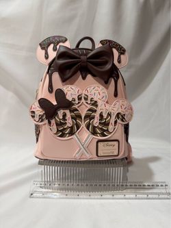 Launch Flight, Disney Minnie Mouse Choc Sprinkle Lollipop Here, Mini Backpack