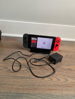 Nintendo Switch Console – Neon Red/Gray Joy-Cons + Dock & Charger – $180 OBO