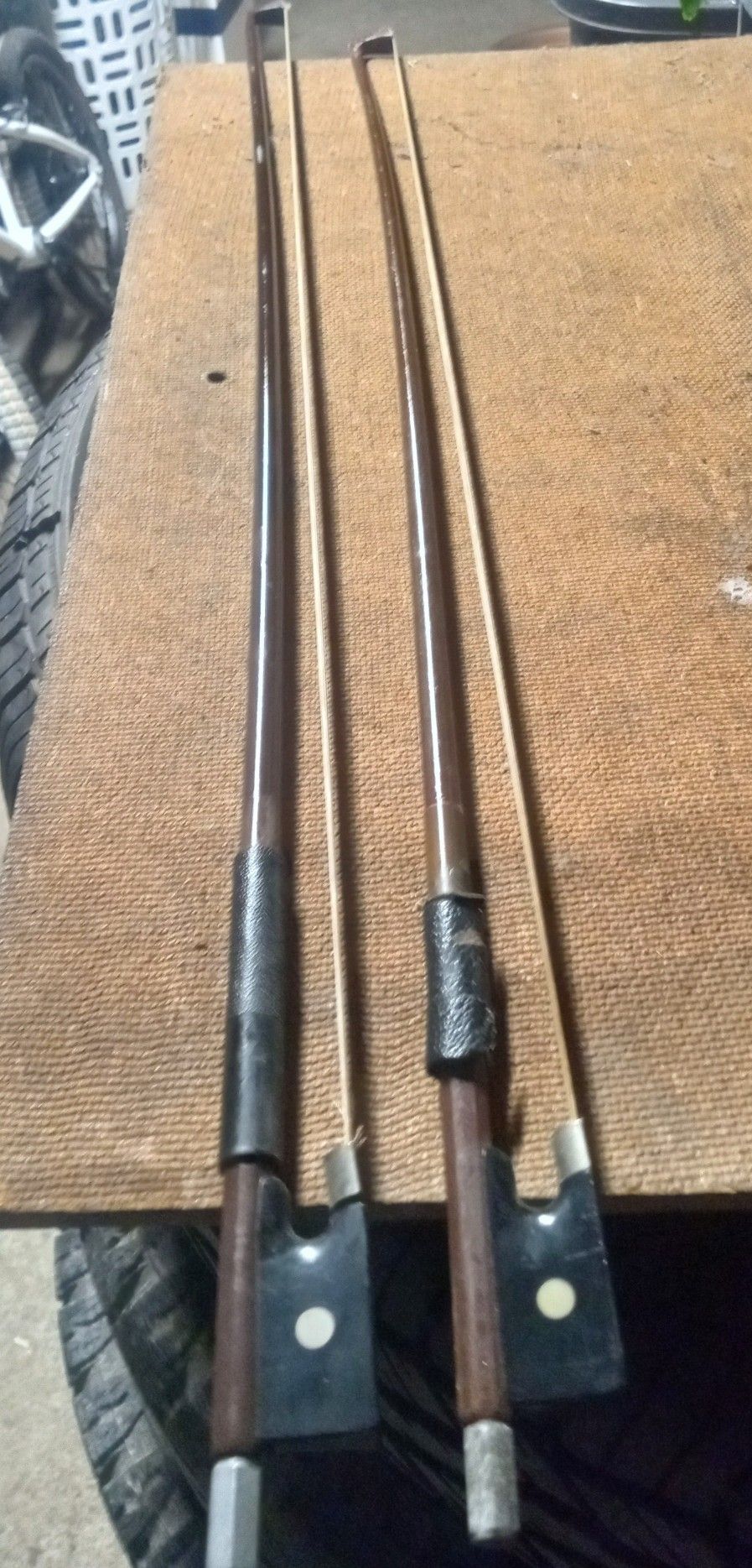 2 Glasser Violin Bows
