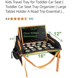 Travel tray For Kids