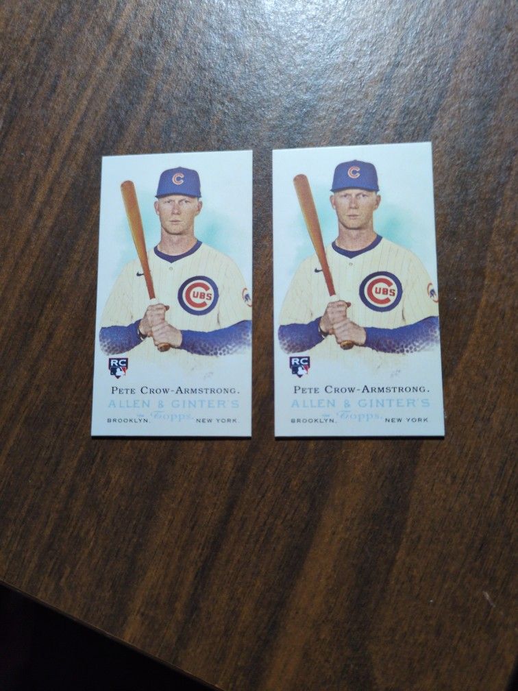 Pete Crow Armstrong Baseball Card.