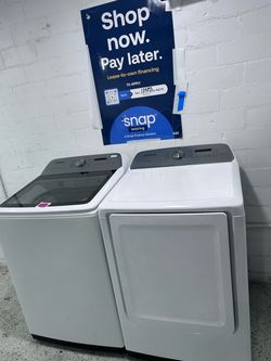 SAMSUNG WASHER AND DRYER. SET.