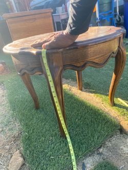 Wooden accent table
