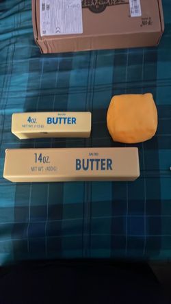 New Slow Rise Salted Butter And Yellow Cheese stress toy