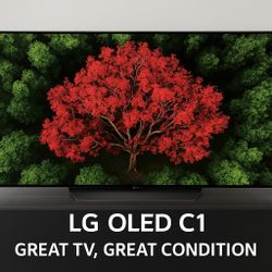 LG OLED C1 55” 4K Smart TV + Wall Mount – Excellent Condition  Description: Top-rated LG OLED C1 55” TV in perfect working condition