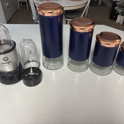 Magic Bullet And Canisters