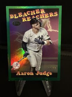 Aaron Judge Topps Bleacher Reachers Green Refractor/99