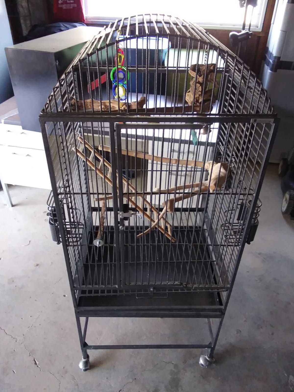 Big Metal Birds Cage L24 W20 H60