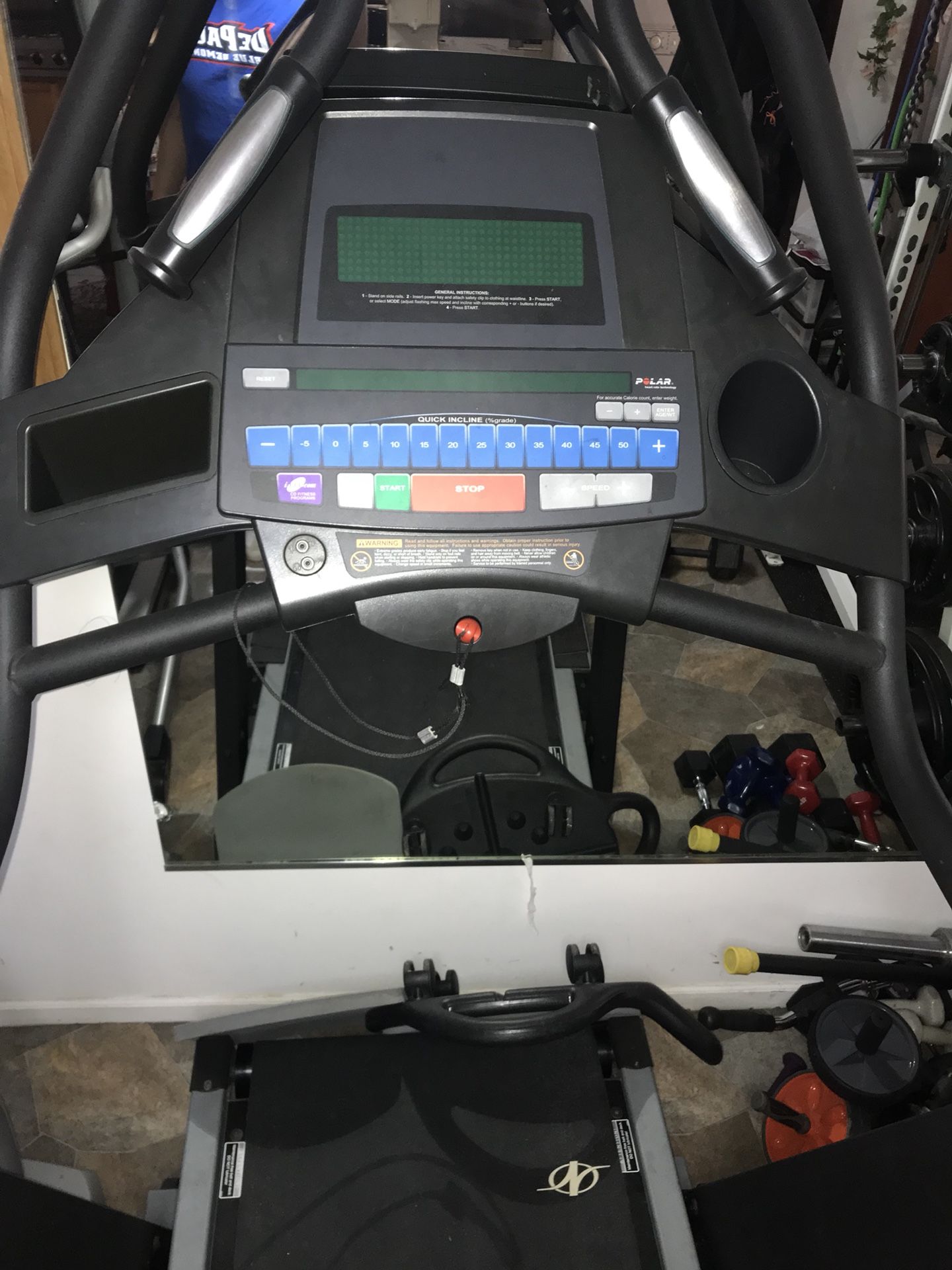 Nordictrack 9600 incline treadmill trainer! Works great