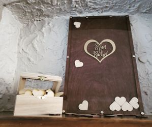 Personalized wedding guest book