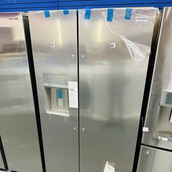 Frigidaire Gallery 27Cu Side By Side Refrigerator New In Box 