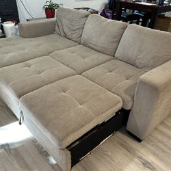 Pull out Couch With Chaise