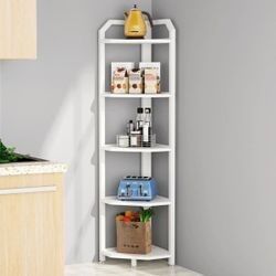 New White Corner Shelf