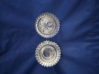 Set of 2 waterford crystal votive candleholders