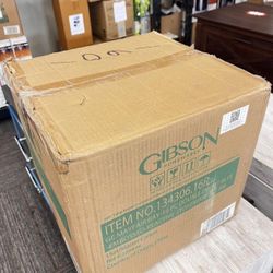 Mayfair Bay 16-Piece Double Bowl Embossed Reactive Dinnerware Set – Blue | New