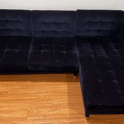 Blue Sectional Couch
