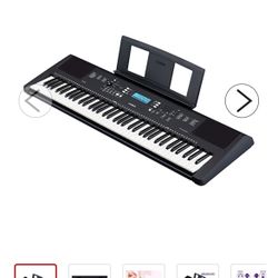 Yamaha PSR-EW310 76-Key Portable Keyboard With Power Adapter