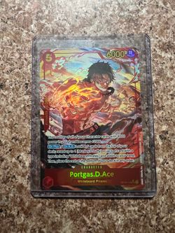 One Piece Portgas.D.Ace Secret Rare Alternate Art NM OP16-118 The Time Of Battle