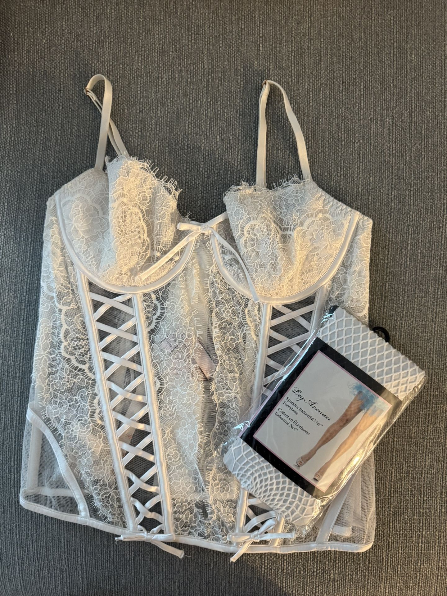 Victoria’s Secret Angel Halloween Corset With leggings 