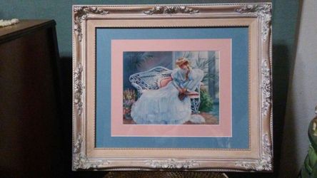 Beautiful framed she shed picture