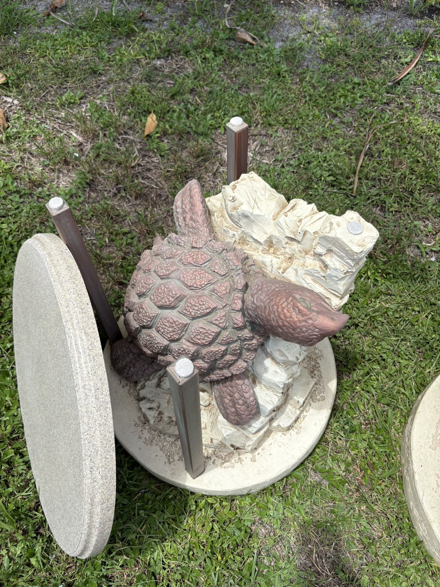 Tropical turtle end tables