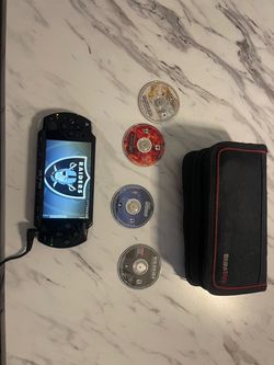 Sony PSP 2001 Bundle  with 4 Games and Case