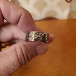 #19 Hawaiian Titanium Ring