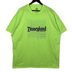Disneyland Resort Logo Shirt Neon Lime XXL