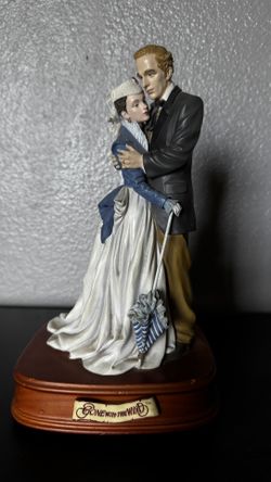 San Francisco Music Box Company Gone With The Wind Scarlett And Ashley Embrace