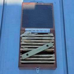 Machinist Parallels TiN Coat With Wood Box