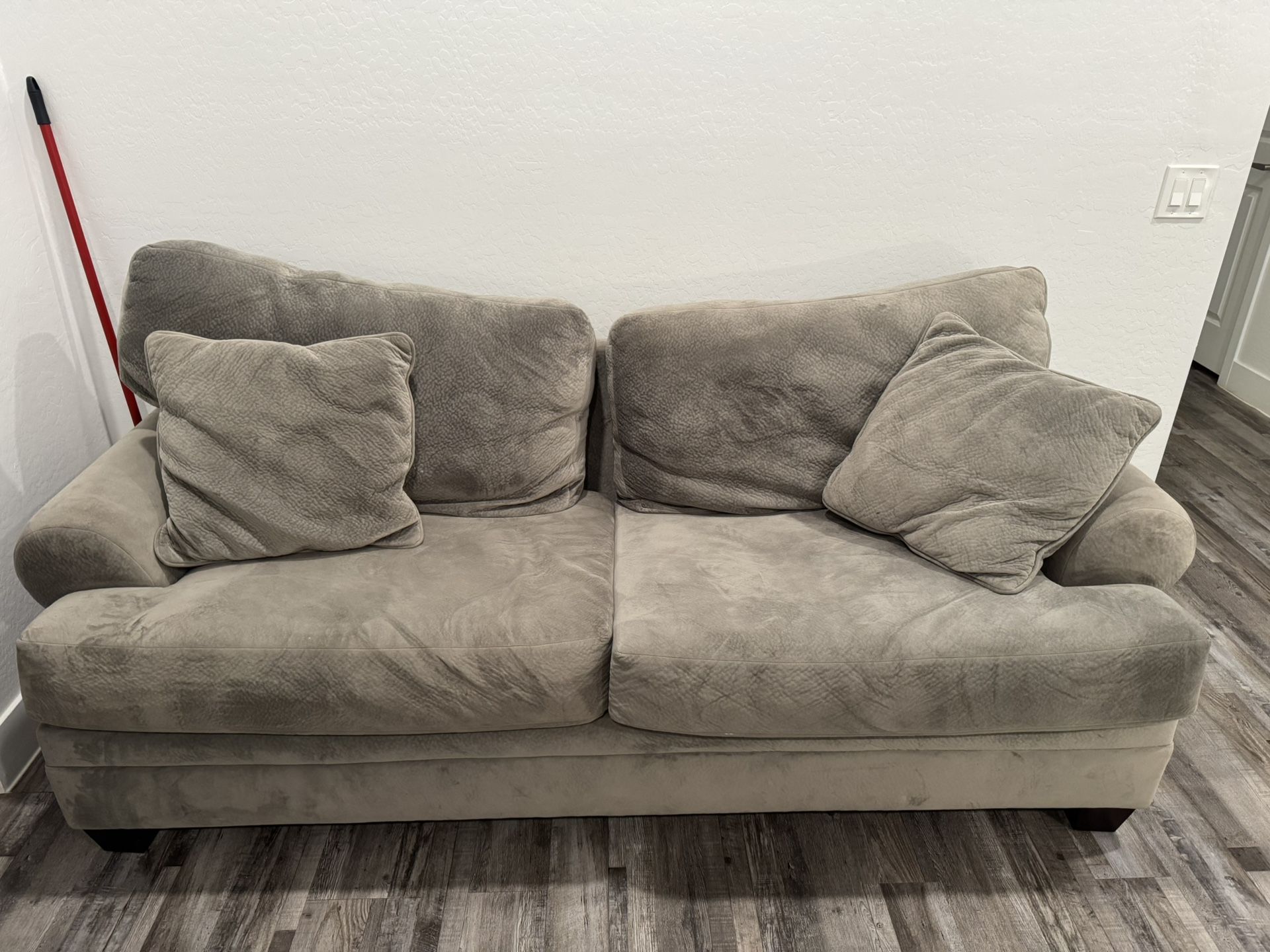 2 Gray Sofas 