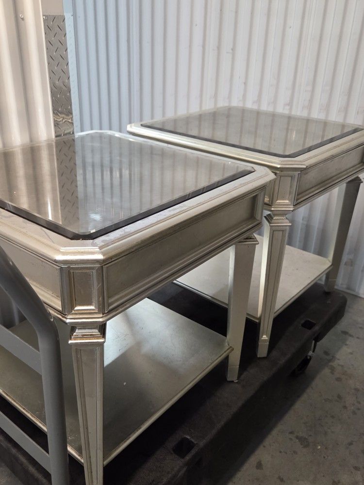 Set Of 2 Z Gallerie End Tables