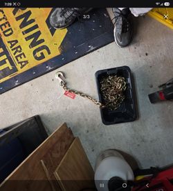 (New) Gold Zinc-Plated Steel Transport Chain Heavy duty