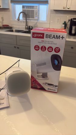 GPX BEAM+ HD Bluetooth Projector – HDMI/USB – Up to 140” Screen   NEW Inbox