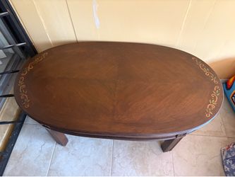 Free Free Center Table solid wood brown location in west Kendall 33193