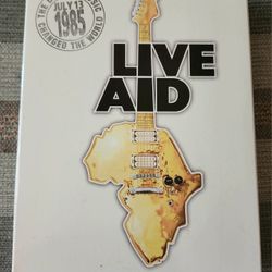 Live Aid 1985 (DVD Set 4-Disc 2004) W/Slip Cover and Inserts 