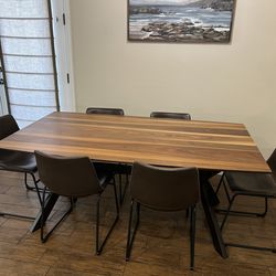 Dining Table + 6 Chairs – $400 for Set