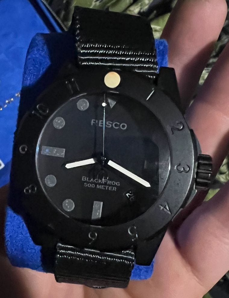Resco Instruments , Patriot UDT Blackfrog Automatic Dive Watch