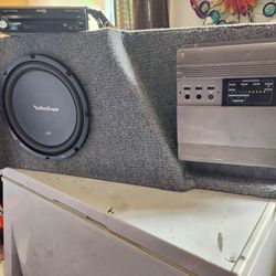 Rockford Fosgate R1 Speaker With Two Channel 800 W Amp