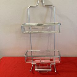 Rustproof Aluminum Large Over The Shower Caddy 11”W x 24 1/2”H x 5”D
