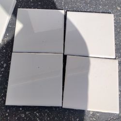 Tile White. 6 In X 6 in 45pieces