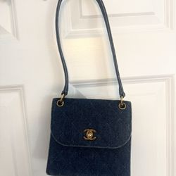 Chanel Vintage Denim Mini Shoulder Bag